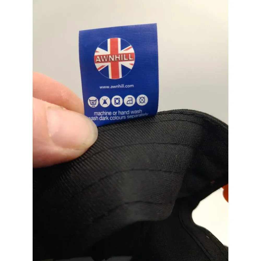 London England Great Britain Awnhill Orange and Black Snapback Hat